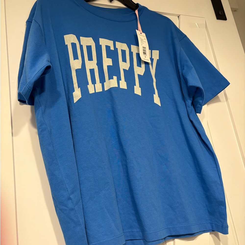 NWT! Vineyard Vines Oversized Tide Crew Blue Graphic T-Shirt